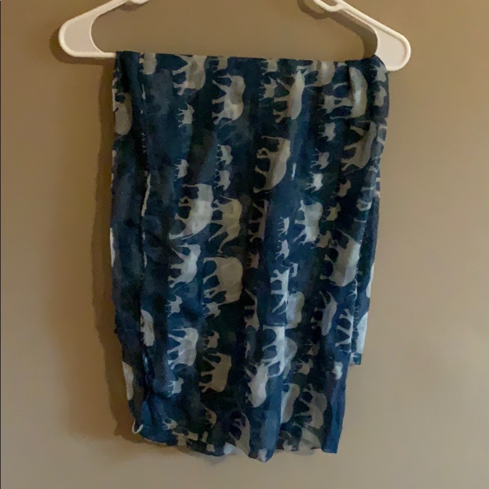 Elephant Print Infinity scarf